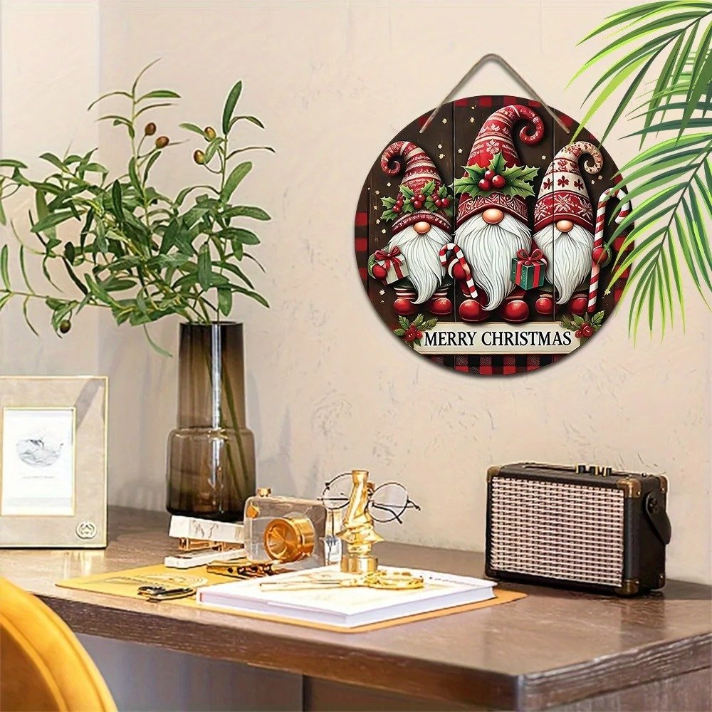 Guirnalda Colgante de Madera Navideña - Imagen 4